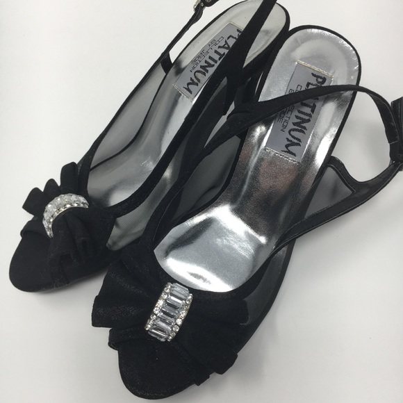 Platinum Collection by Jade Black Mesh Satin - Picture 3 of 13